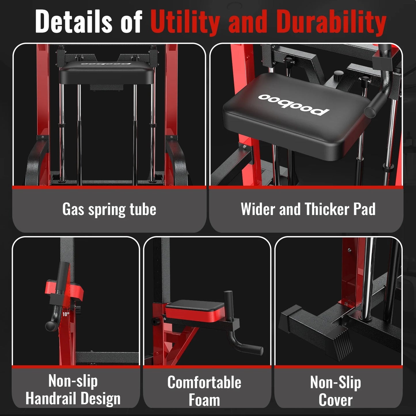 Transform Your Workouts with the Power Tower Pull-Up Dip Station – Ultimate Multi-Function Home Gym Equipment Supporting Up to 480 lbs!