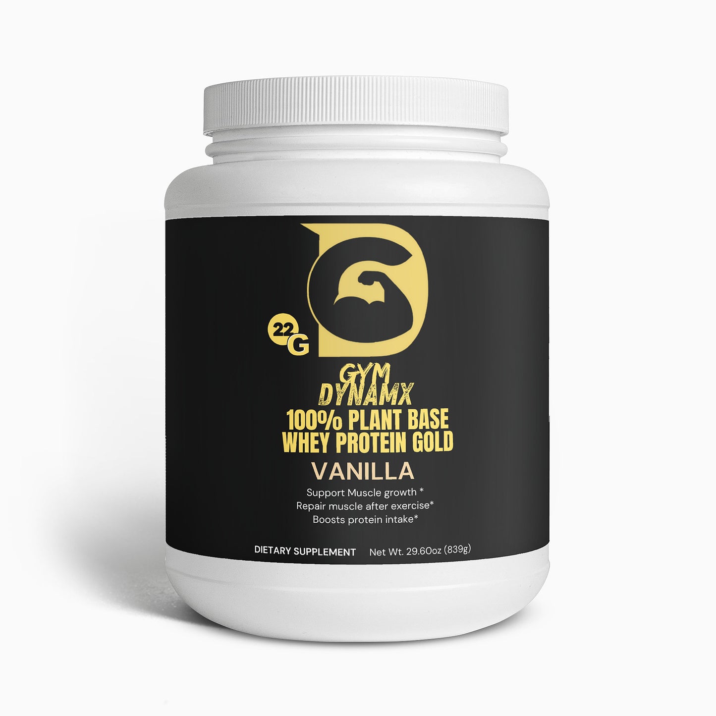 (NEW) Gym Dynamx Whey Plant Base Protein (Vanilla)