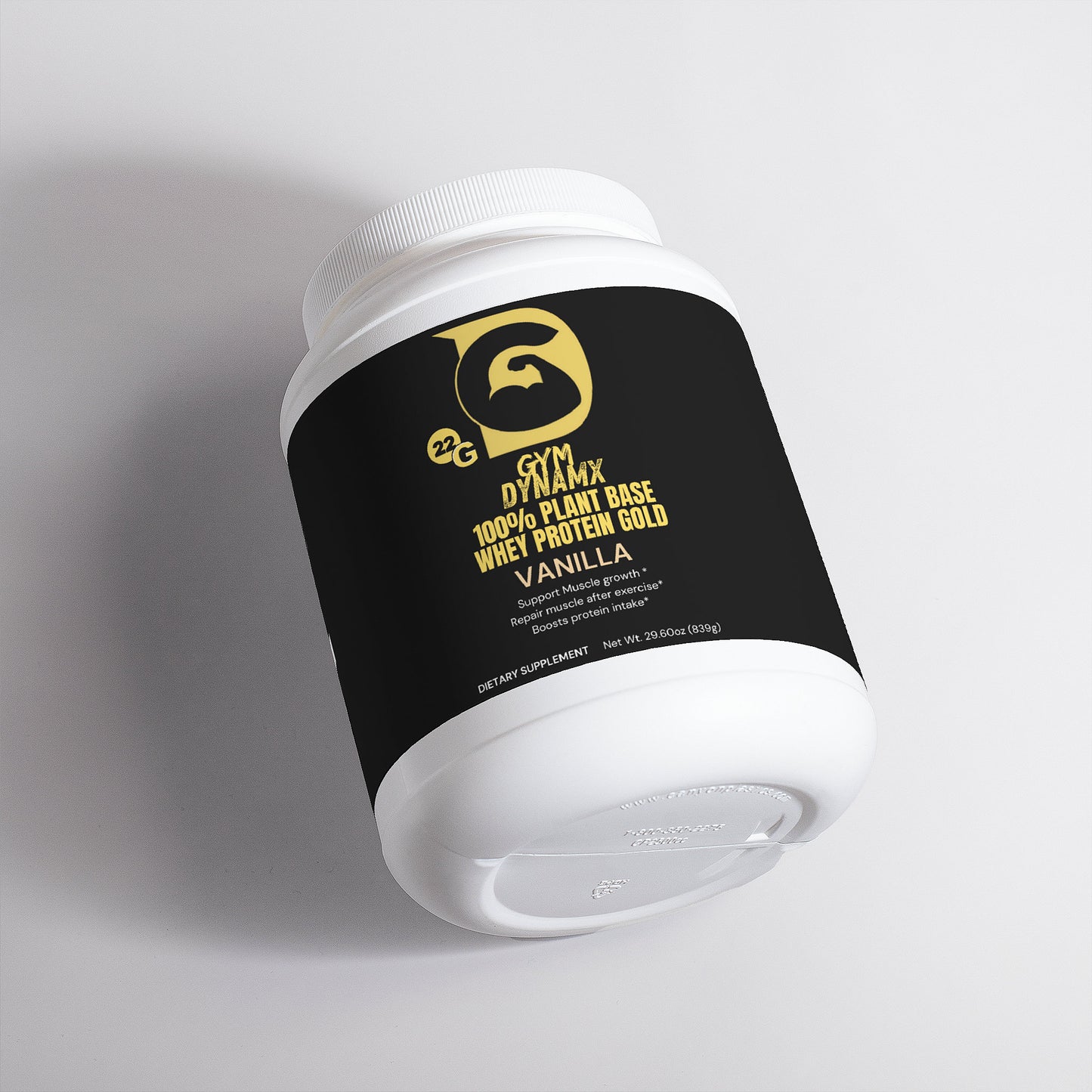 (NEW) Gym Dynamx Whey Plant Base Protein (Vanilla)