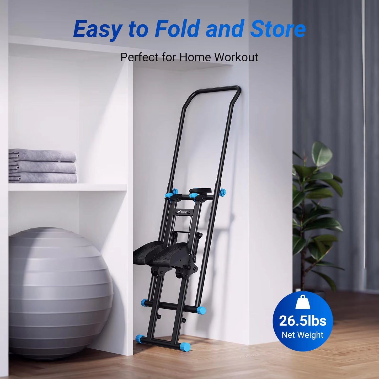 Elevate Your Home Workouts with the New Vertical Climber Machine - Compact Full-Body Cardio Stepper for Efficient Fitness Training