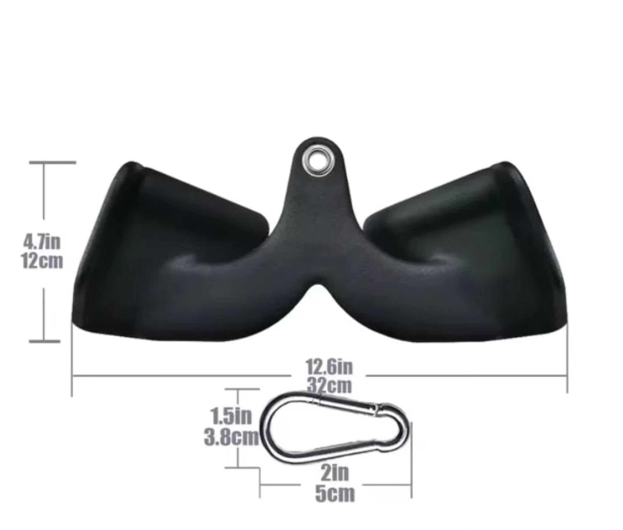 Gym Dynamx T-Bar and V-Bar Cable Machine Attachments