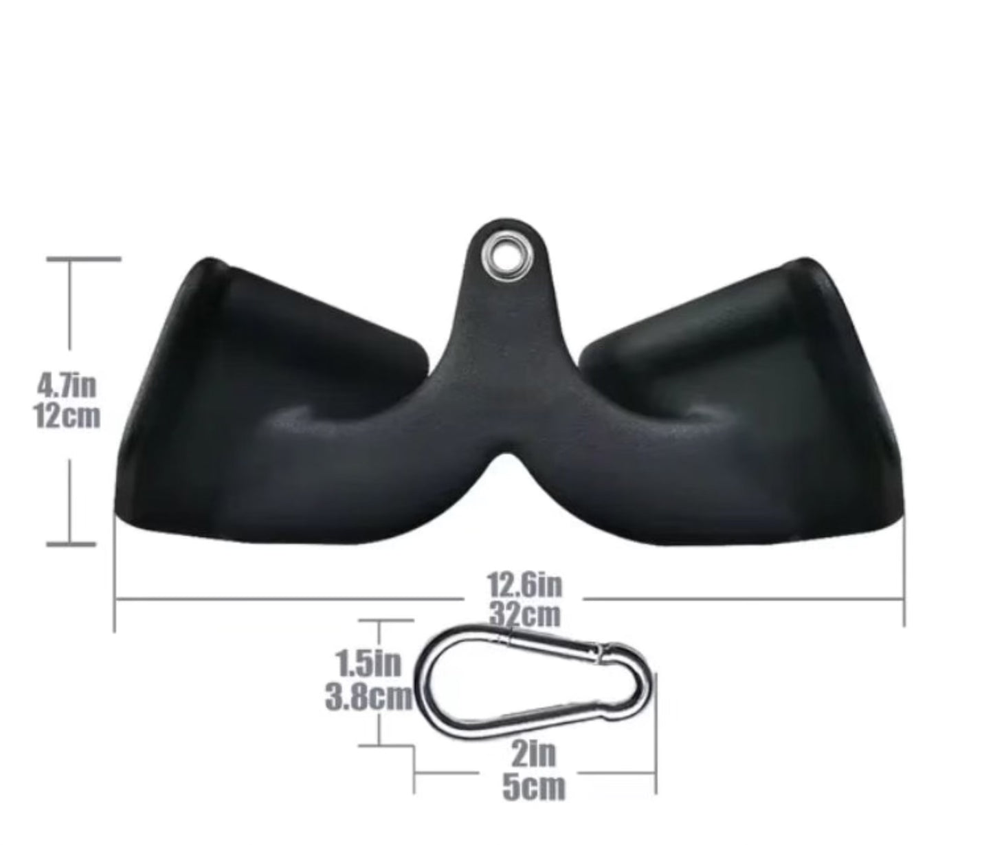 Gym Dynamx T-Bar and V-Bar Cable Machine Attachments