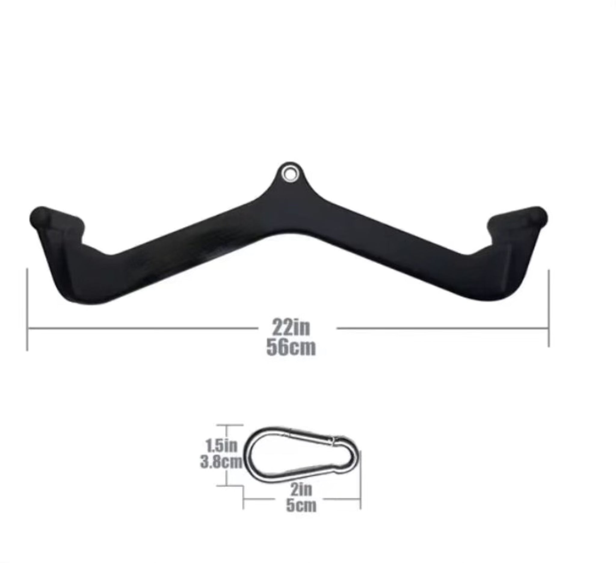 Gym Dynamx T-Bar and V-Bar Cable Machine Attachments