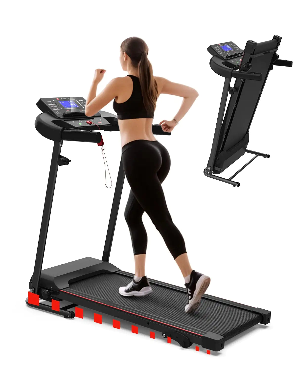 Gym Dynamx Treadmill Fitness Walking Machine