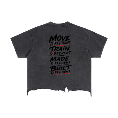 D!FFERENT Boxy Distressed Hem T-Shirt {New Drop}
