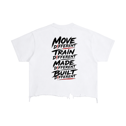 D!FFERENT Boxy Distressed Hem T-Shirt {New Drop}