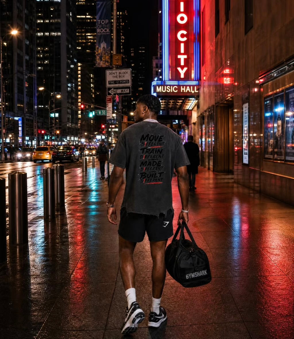 D!FFERENT Boxy Distressed Hem T-Shirt {New Drop}