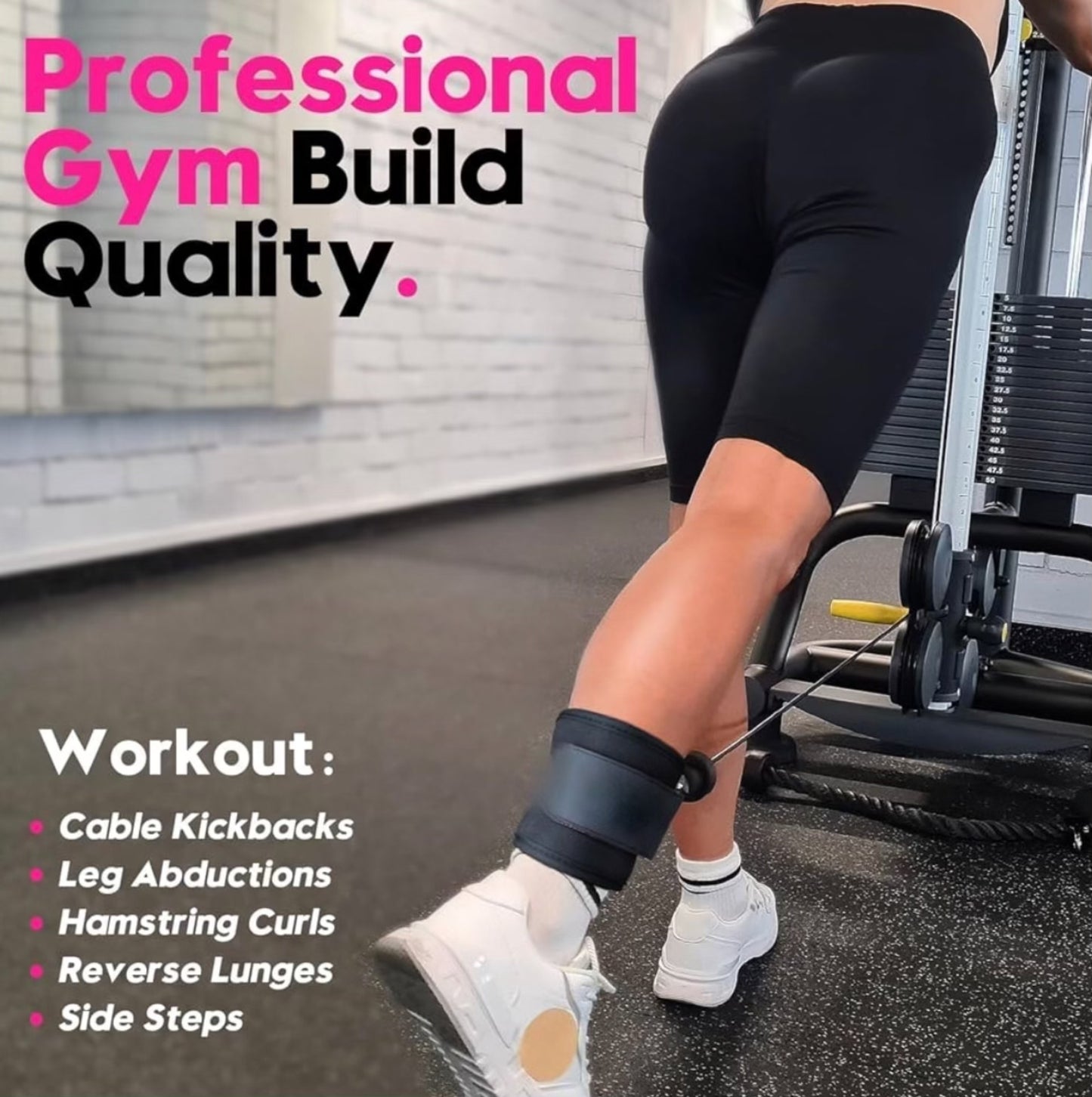 Gym Dynamx Ankle Resistance Bands Brace with Straps