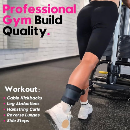 Gym Dynamx Ankle Resistance Bands Brace with Straps