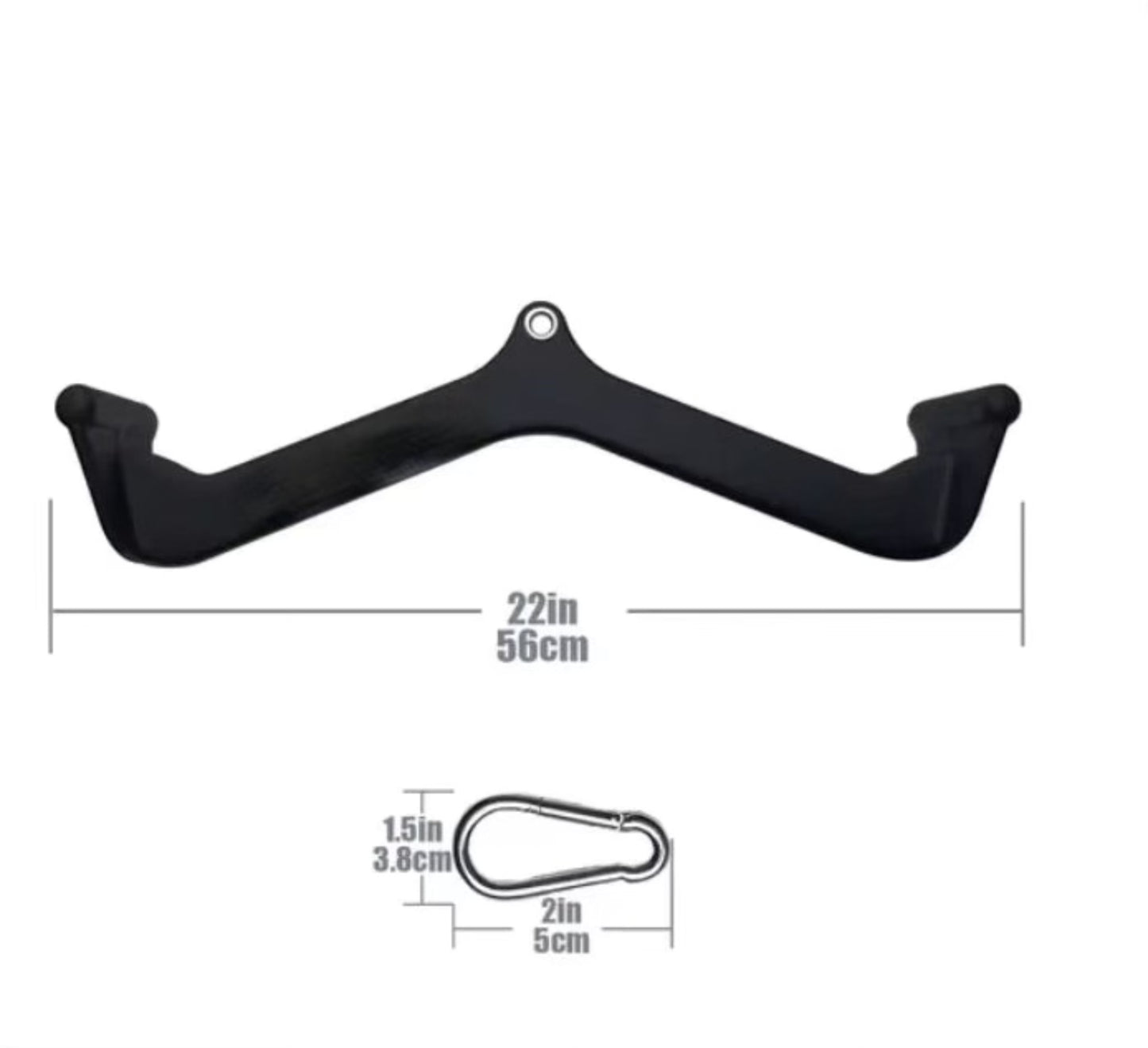 Gym Dynamx T-Bar and V-Bar Cable Machine Attachments