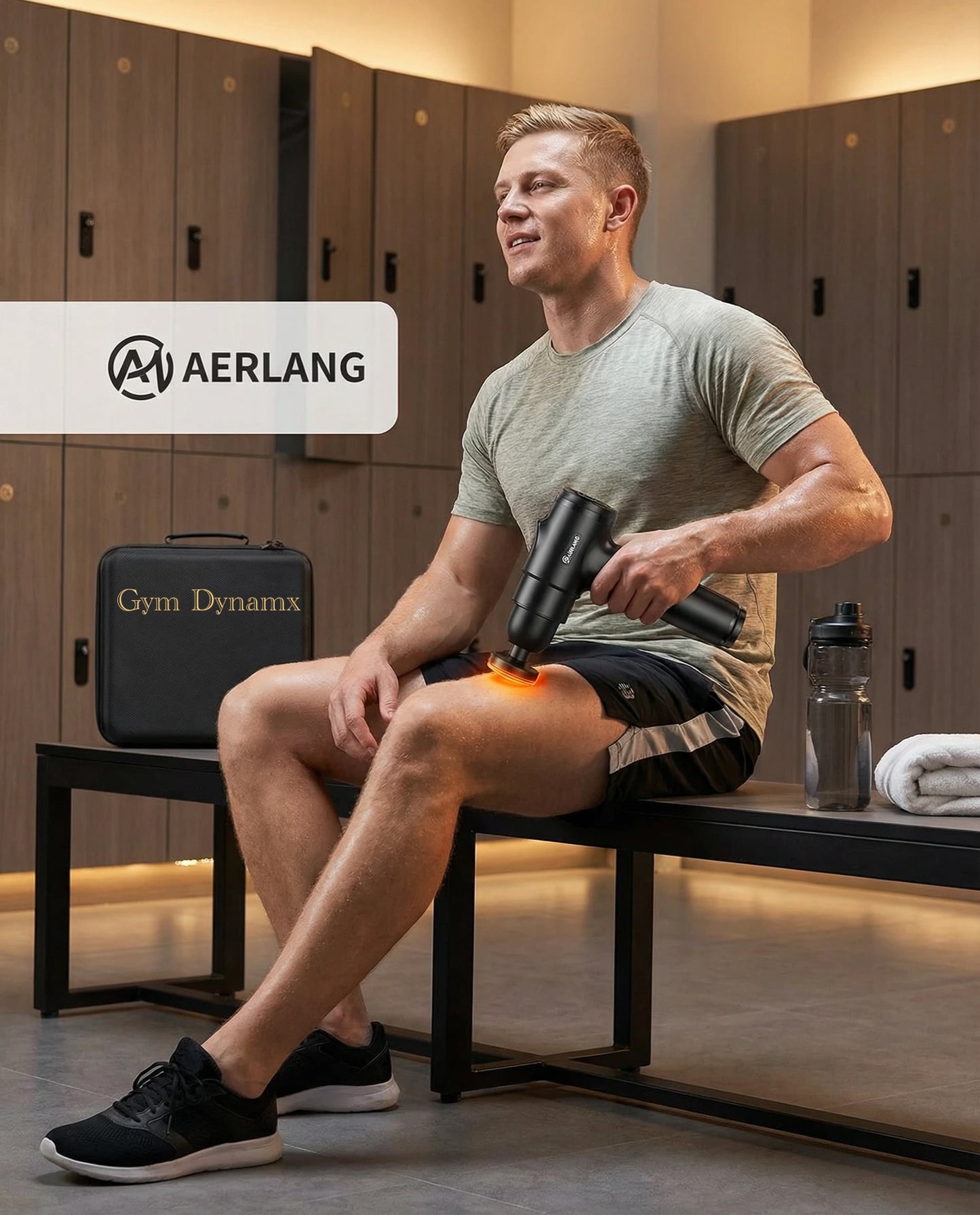 GYM DYNAMX MASSAGE HEAT GUN (AERLANG)