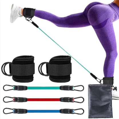 Gym Dynamx Ankle Resistance Bands Brace with Straps