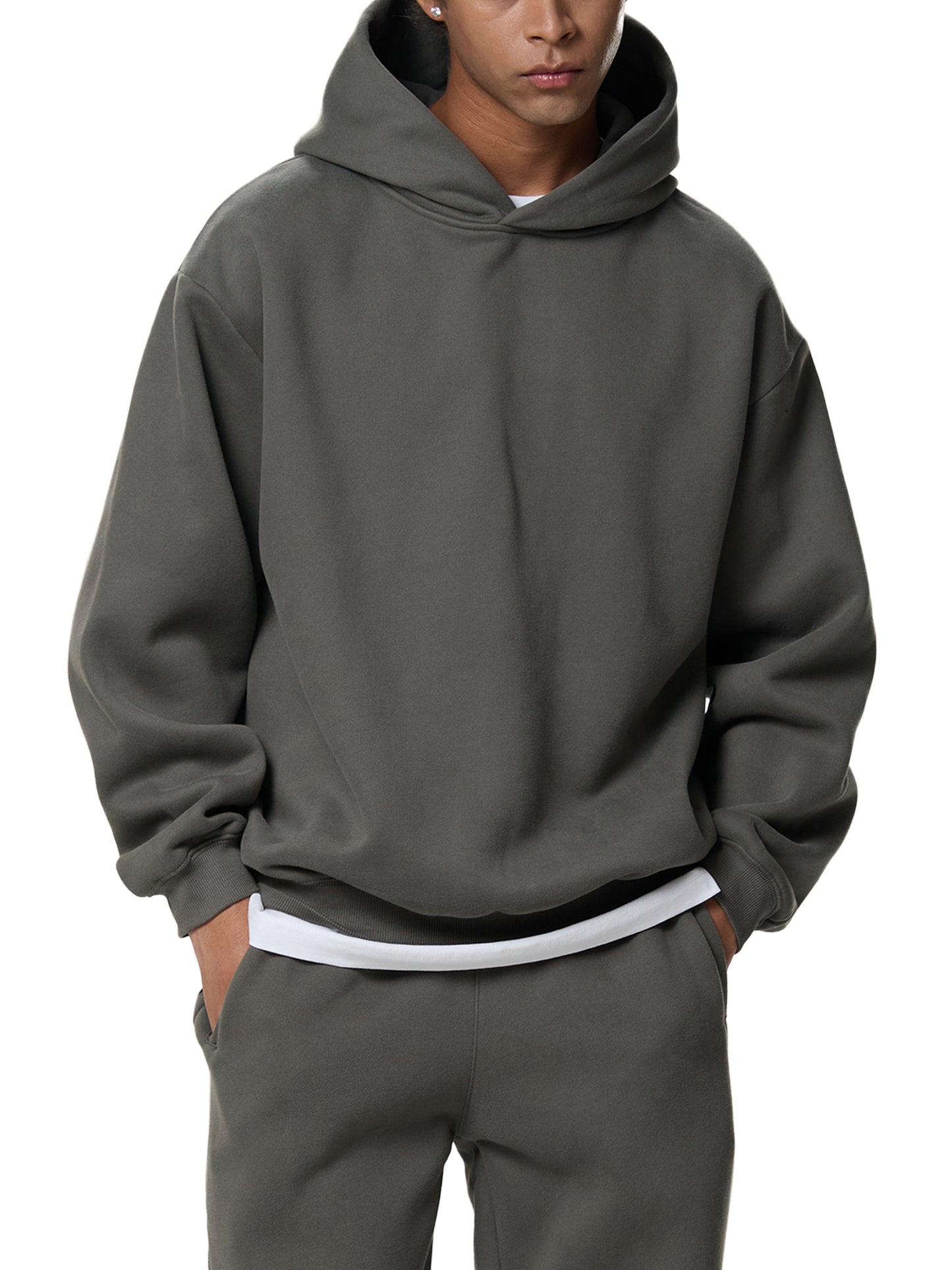 Gym Dynamx Fleeced Boxy Hoodie