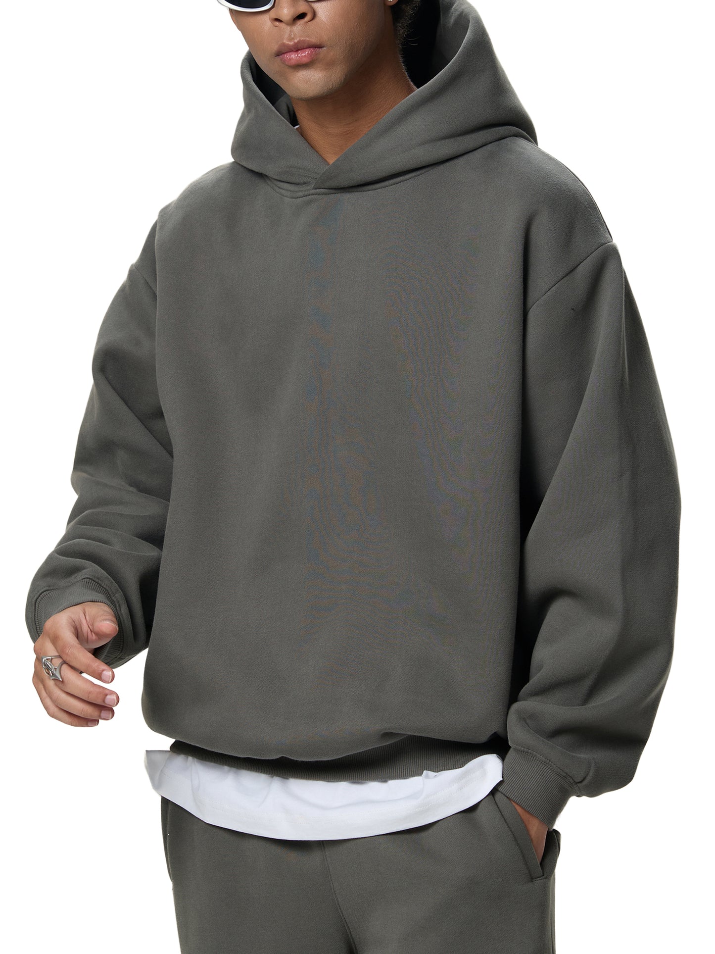 Gym Dynamx Fleeced Boxy Hoodie