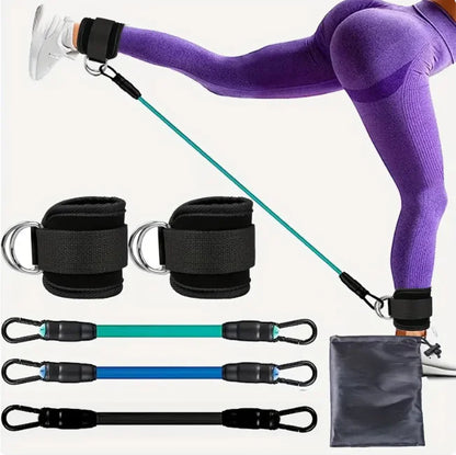 Gym Dynamx Ankle Resistance Bands Brace with Straps