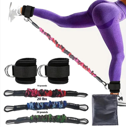 Gym Dynamx Ankle Resistance Bands Brace with Straps