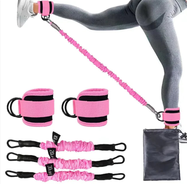 Gym Dynamx Ankle Resistance Bands Brace with Straps