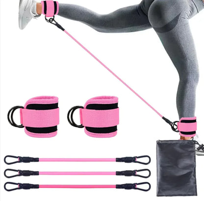 Gym Dynamx Ankle Resistance Bands Brace with Straps